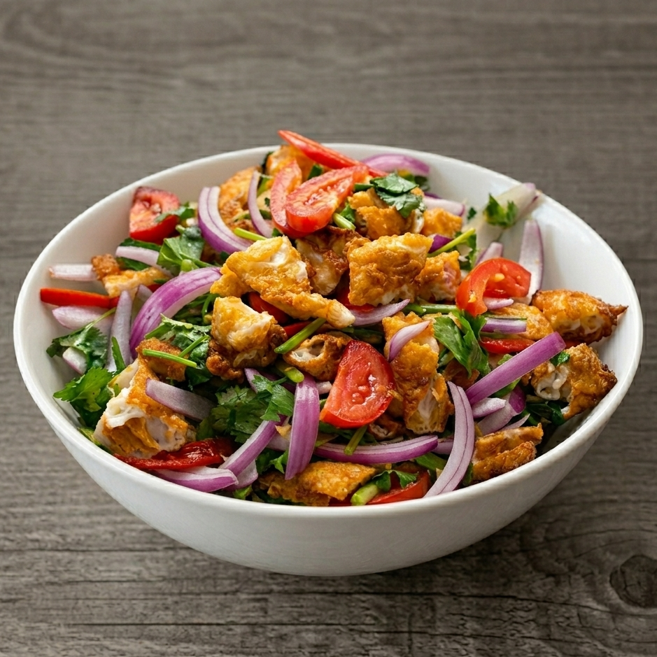 Thaise eiersalade